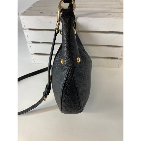 MICHAEL KORS MEDIUM PEBBLED LEATHER GOLD STUDS CROSSBODY BAG - Picture 5 of 16